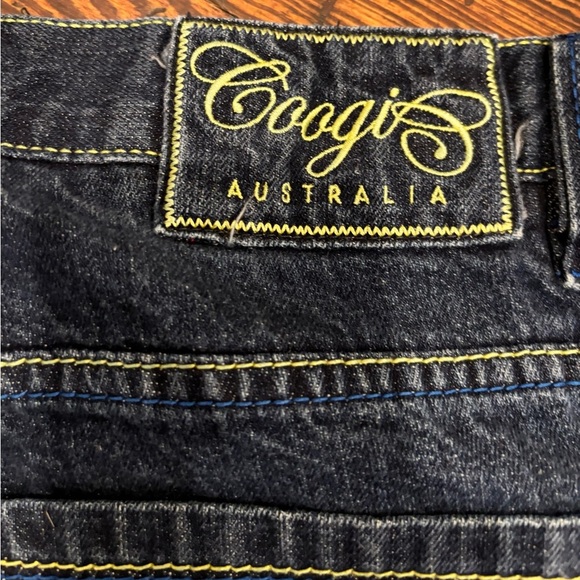 Coogi Australia Vintage Mens Rare. Blue Jeans W38 L34 Embroidered Logo Patch 90s - Picture 8 of 9